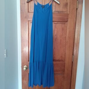 Banana Republic boho style dress. Blue size small.